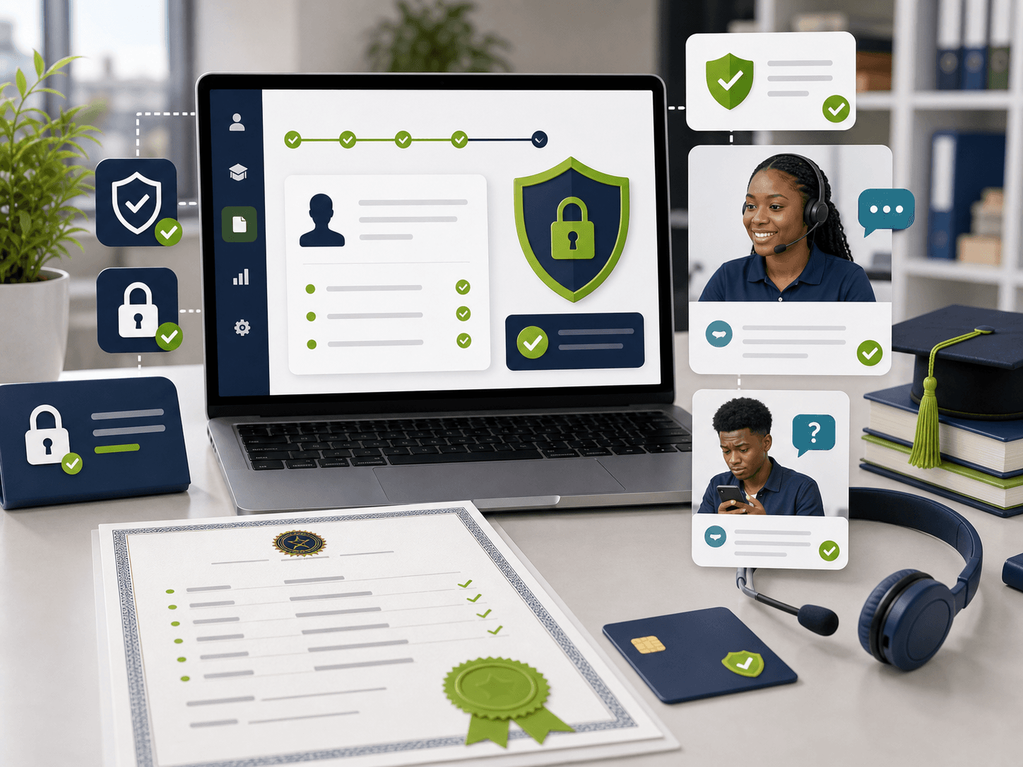 Secure result checker verification and support