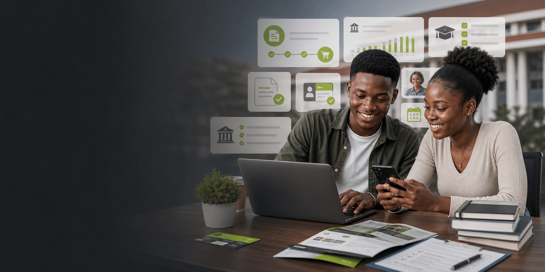 Students purchasing university forms